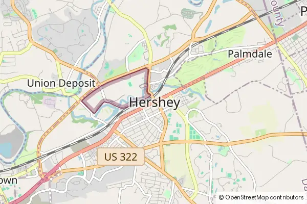 Mapa Hershey