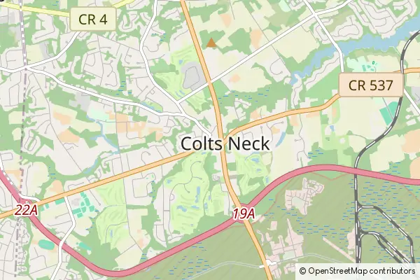 Mapa Colts Neck