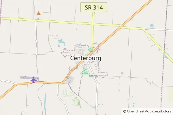 Mapa Centerburg