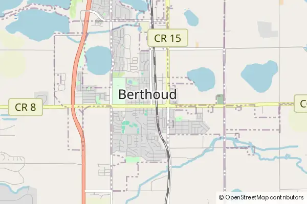 Mapa Berthoud