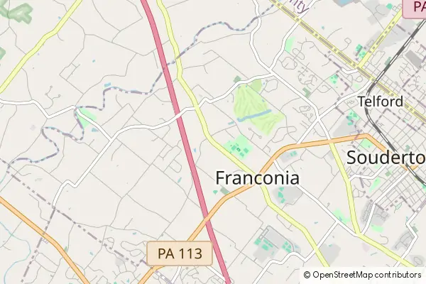 Mapa Franconia