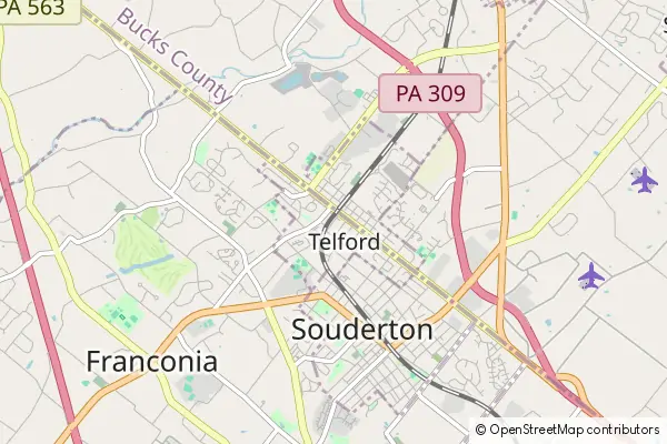 Mapa Telford