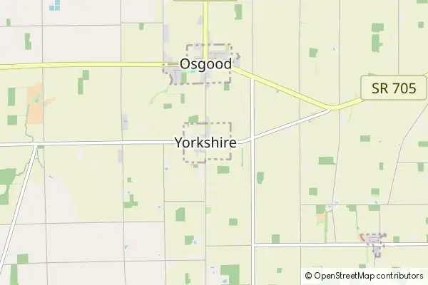 Mapa Yorkshire