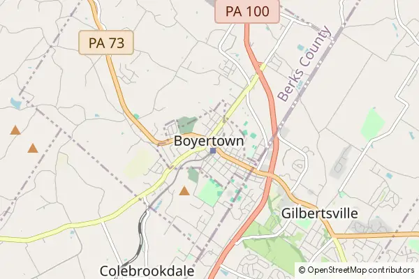 Mapa Boyertown