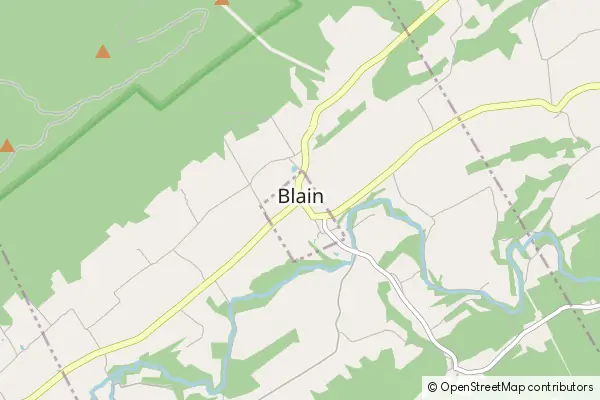 Mapa Blain