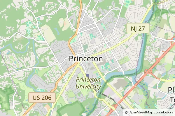 Mapa Princeton