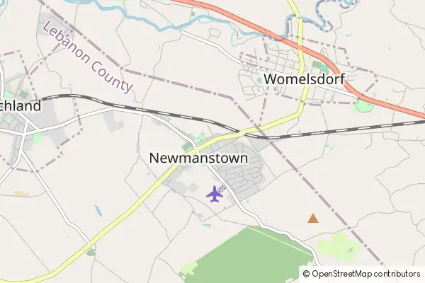 Mapa Newmanstown