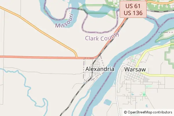 Mapa Alexandria