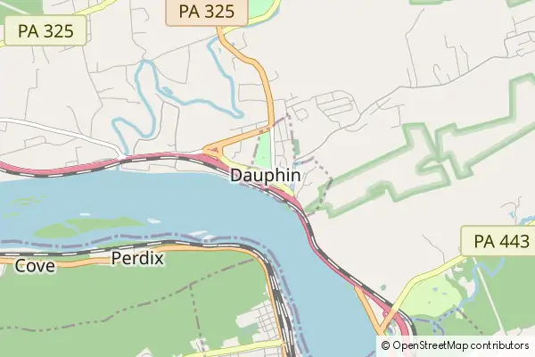 Mapa Dauphin