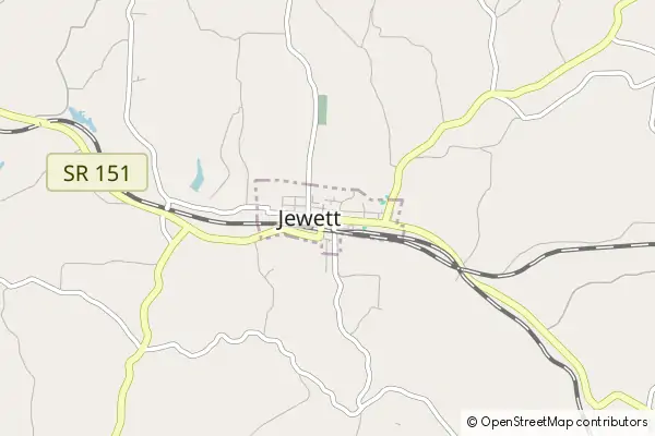 Mapa Jewett