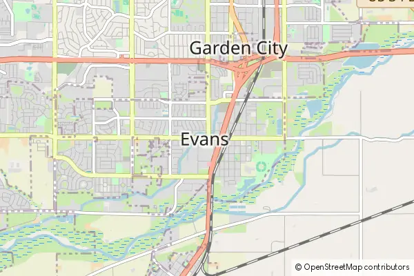 Mapa Evans