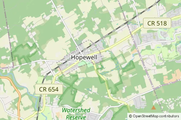 Mapa Hopewell