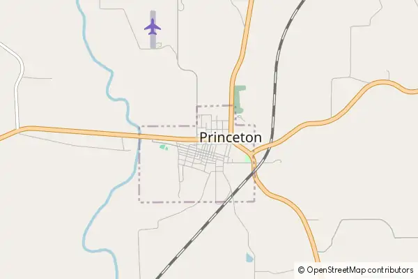 Mapa Princeton