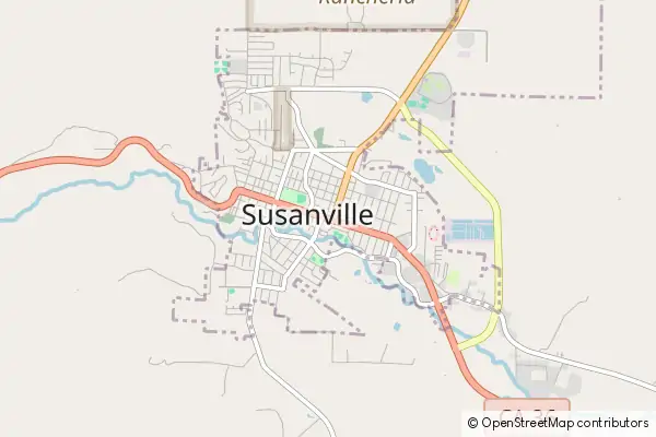 Mapa Susanville