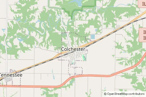 Mapa Colchester