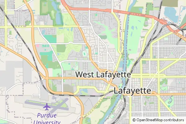 Mapa West Lafayette