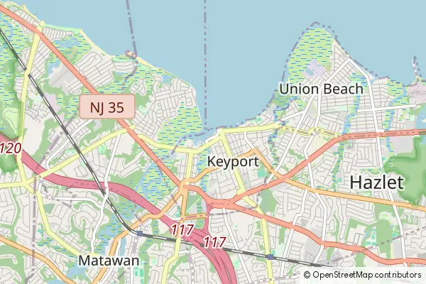 Mapa Keyport