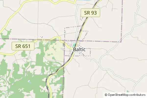 Mapa Baltic