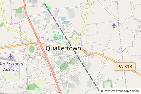 Mapa Quakertown