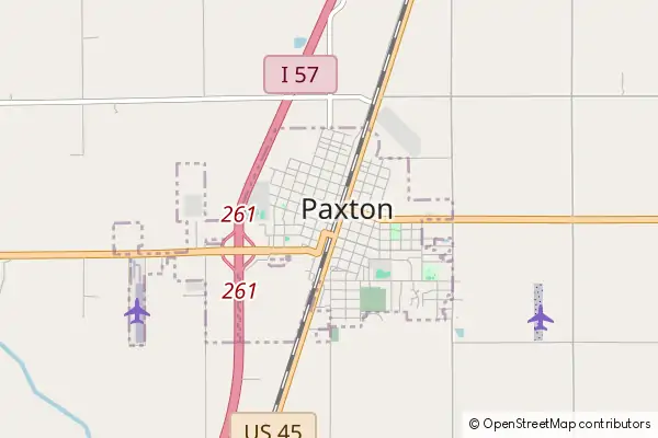 Mapa Paxton