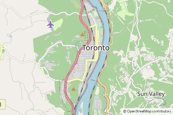 Mapa Toronto