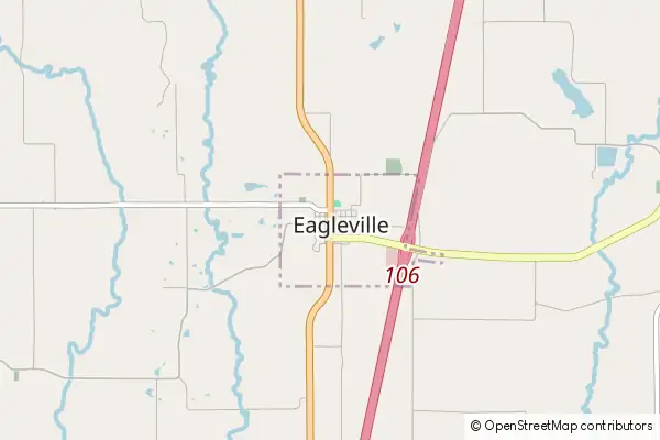 Mapa Eagleville