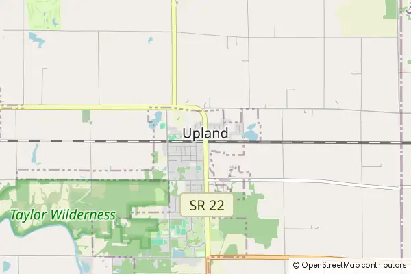 Mapa Upland