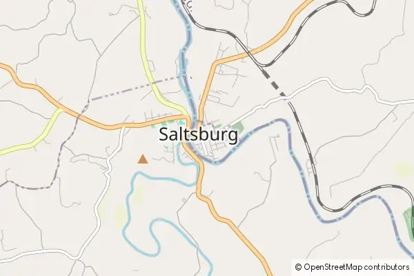 Mapa Saltsburg