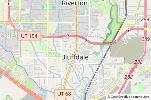 Mapa Bluffdale