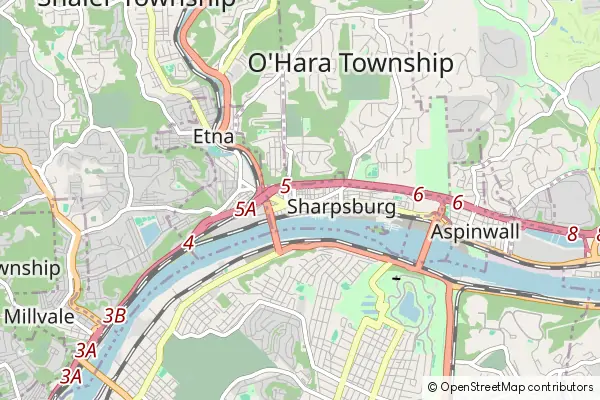 Mapa Sharpsburg