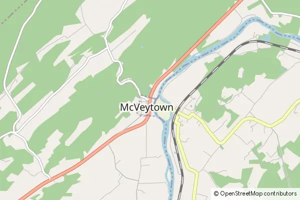 Mapa McVeytown