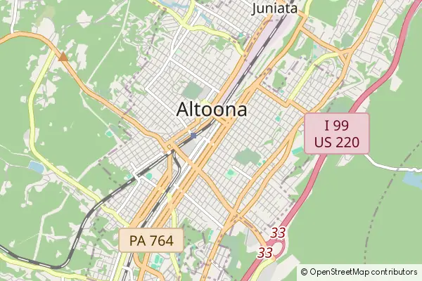 Mapa Altoona