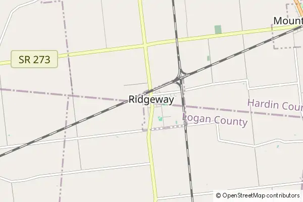 Mapa Ridgeway