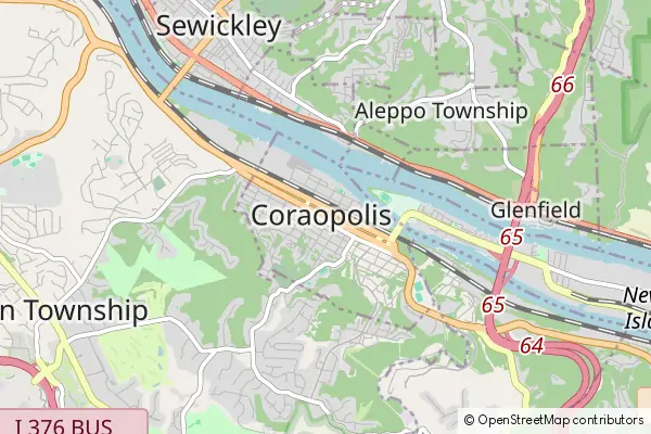 Mapa Coraopolis