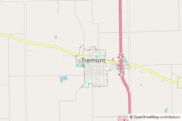 Mapa Tremont