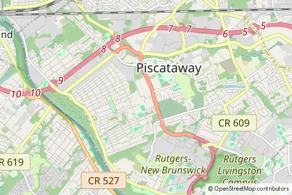 Mapa Piscataway