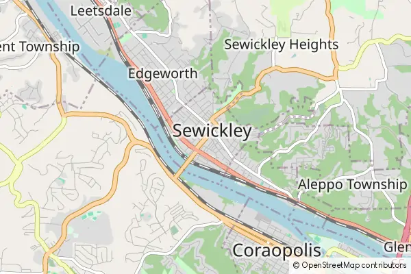 Mapa Sewickley