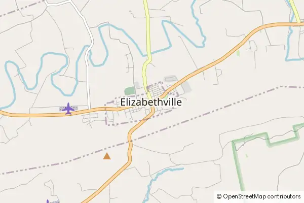 Mapa Elizabethville