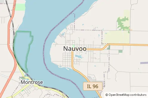 Mapa Nauvoo