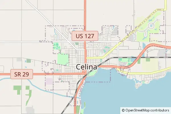 Mapa Celina