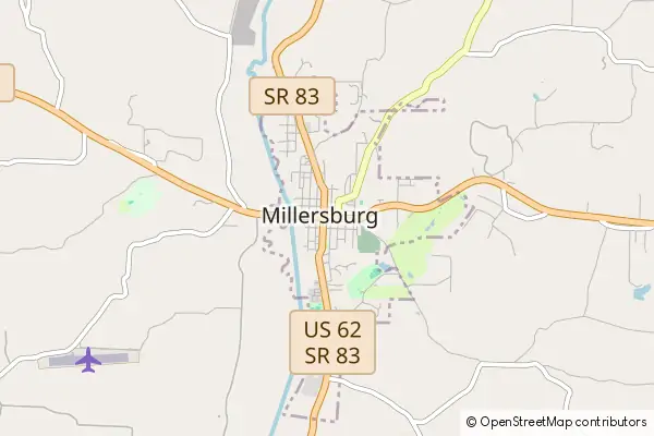 Mapa Millersburg