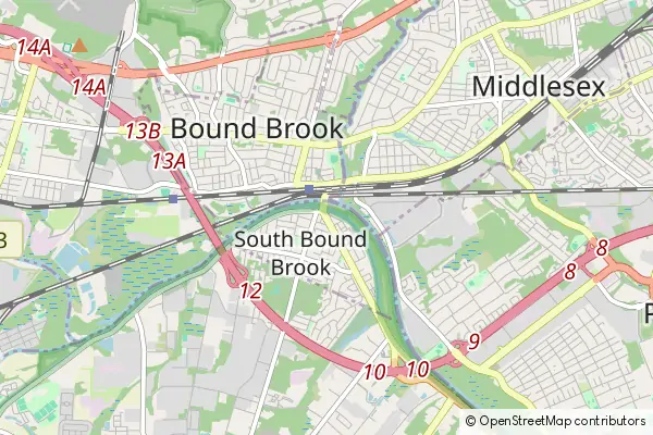 Mapa South Bound Brook