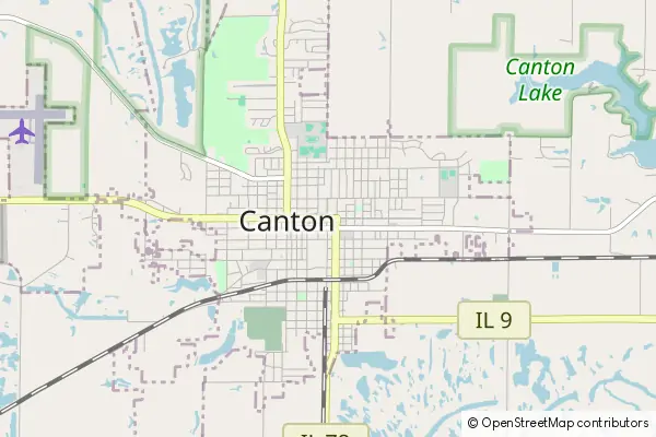 Mapa Canton