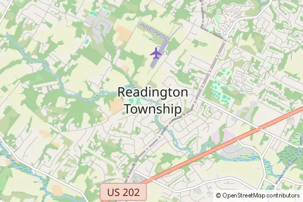 Mapa Readington