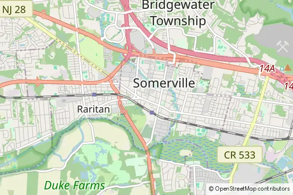 Mapa Somerville