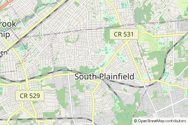 Mapa South Plainfield