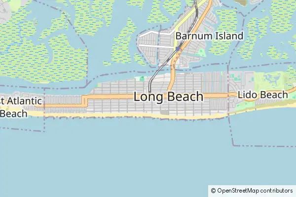 Mapa Long Beach