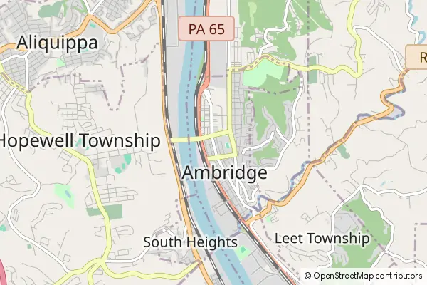 Mapa Ambridge