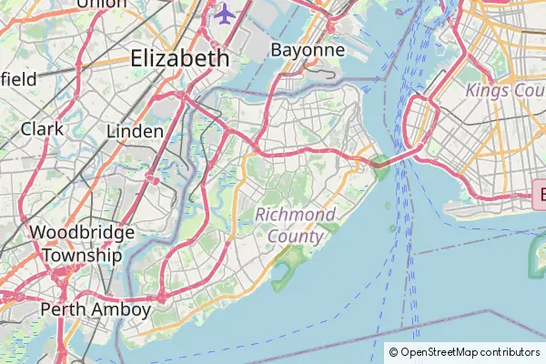 Mapa Staten Island