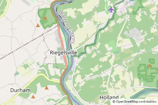 Mapa Riegelsville